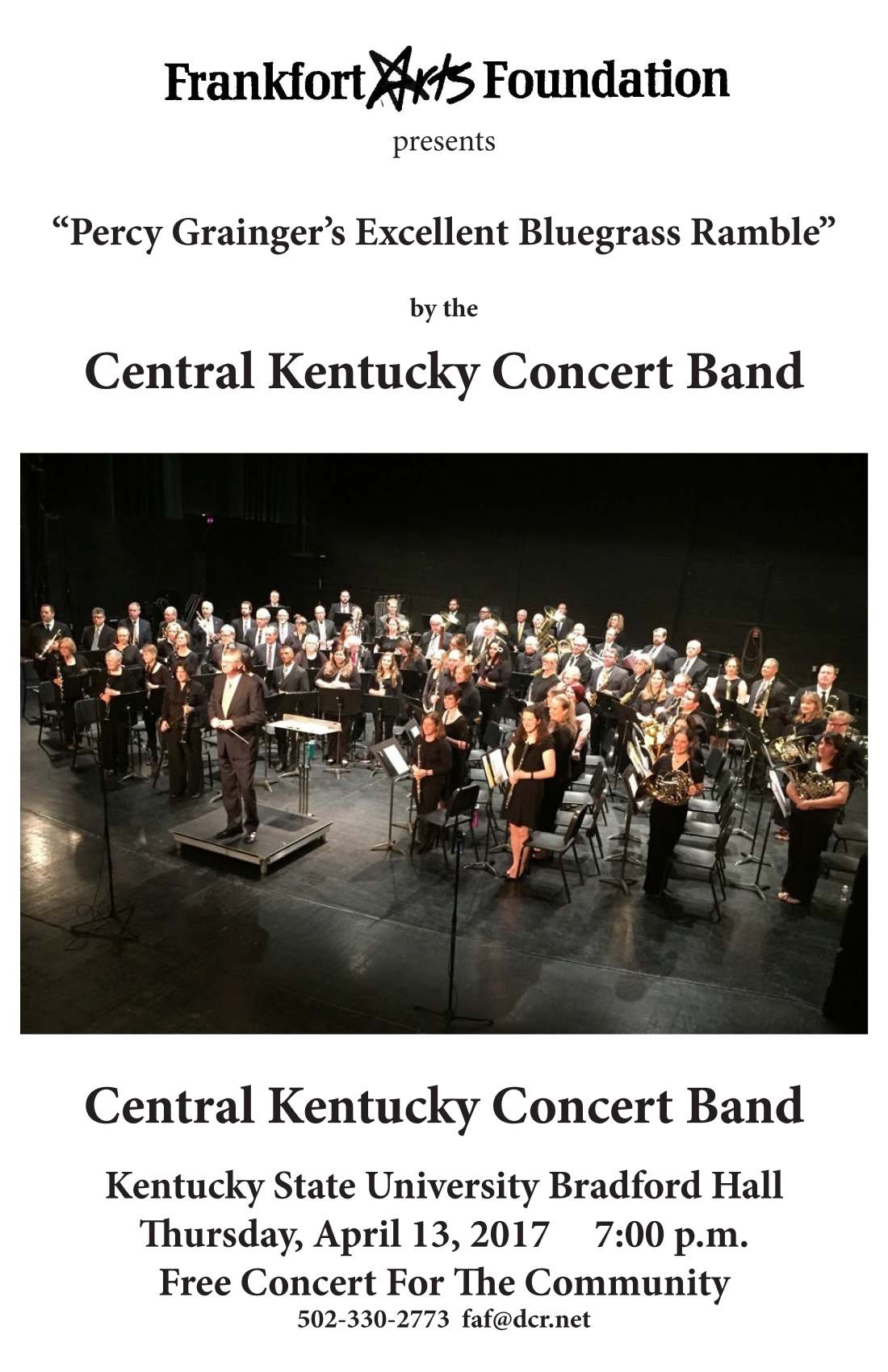 Frankfort Concert April 2017 Poster